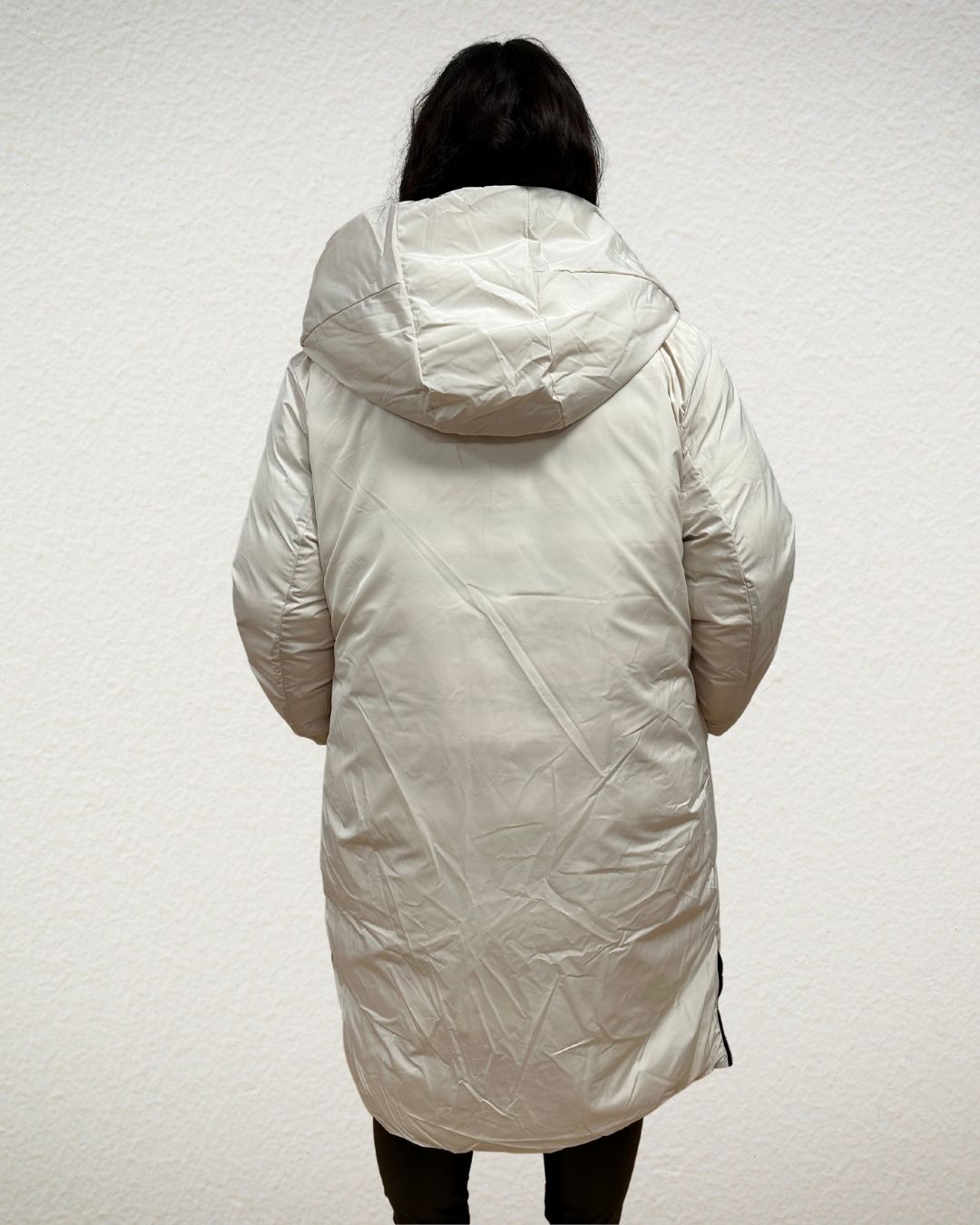 Daunen-Wendemantel aus recyceltem Polyester