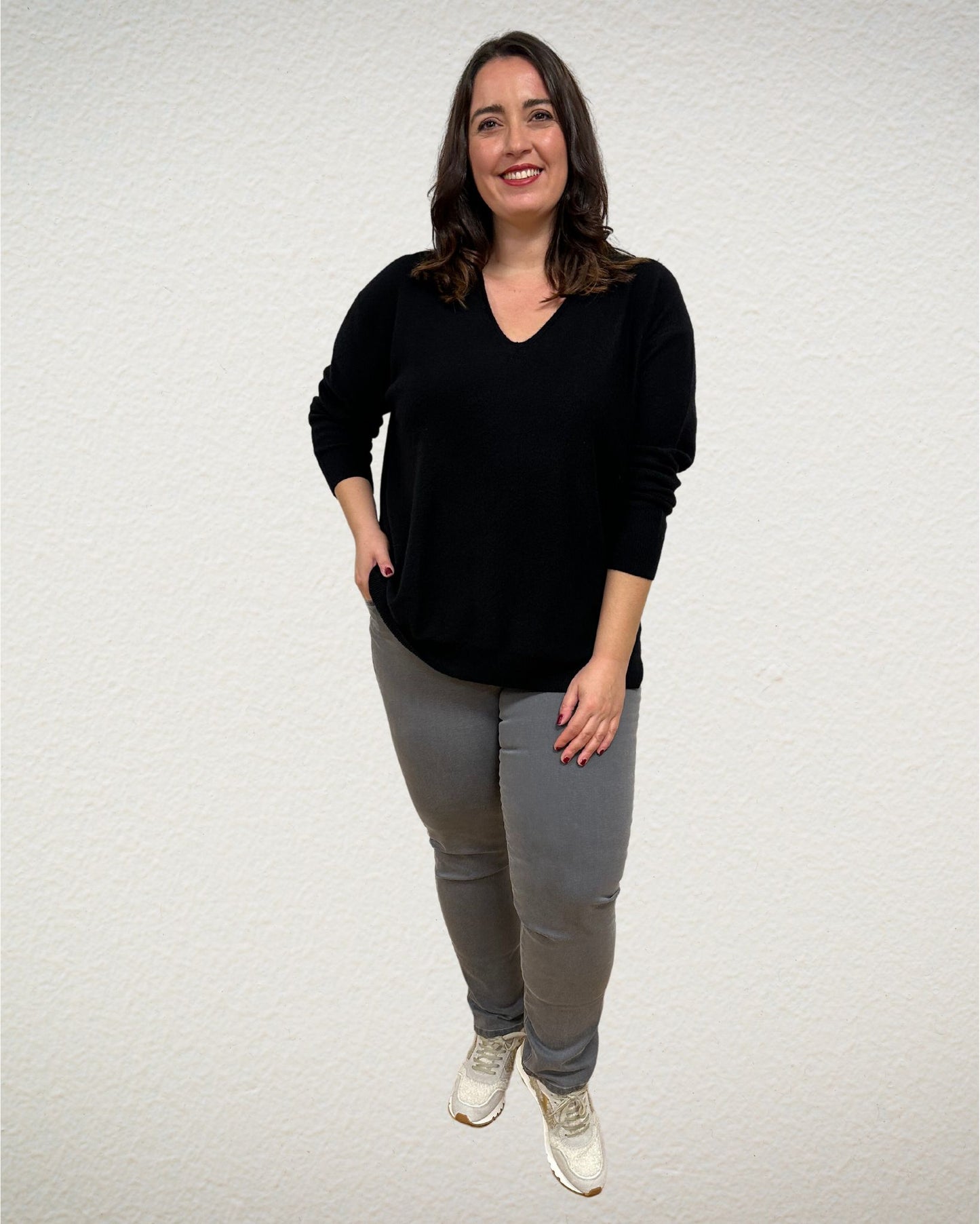 Jeans in grau - Modell Lavina