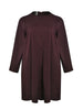 Baumwollkleid in Bordeaux von Mat Fashion_grosse Grössen_DE BOER plus_5