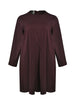 Baumwollkleid in Bordeaux von Mat Fashion_grosse Grössen_DE BOER plus_5