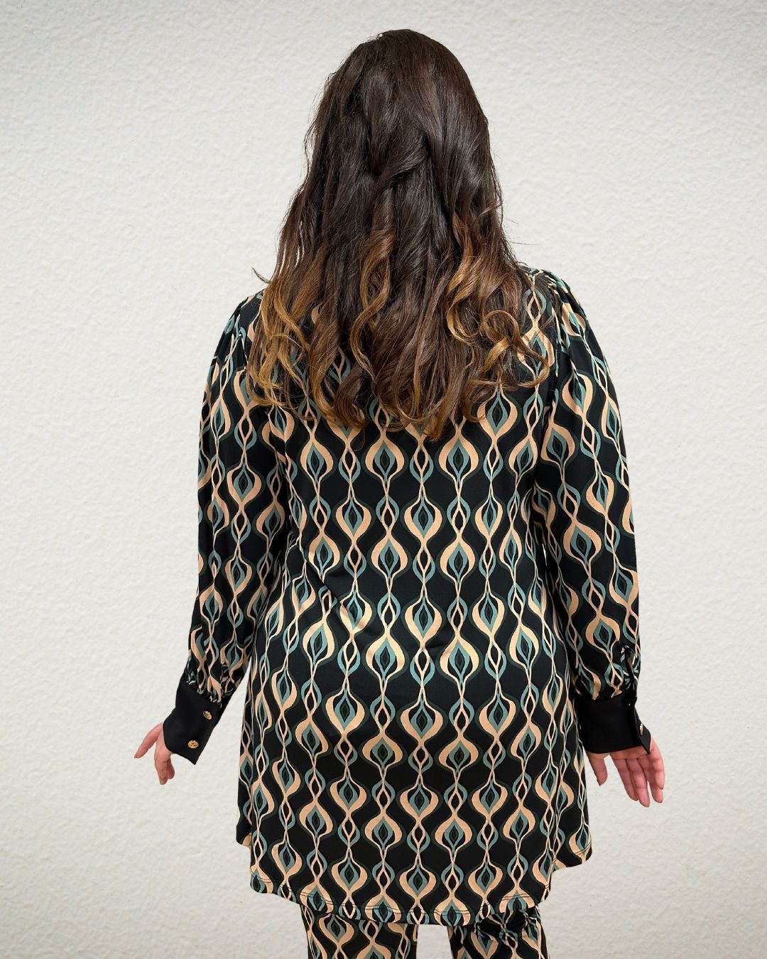 Tunika in Retro-Print