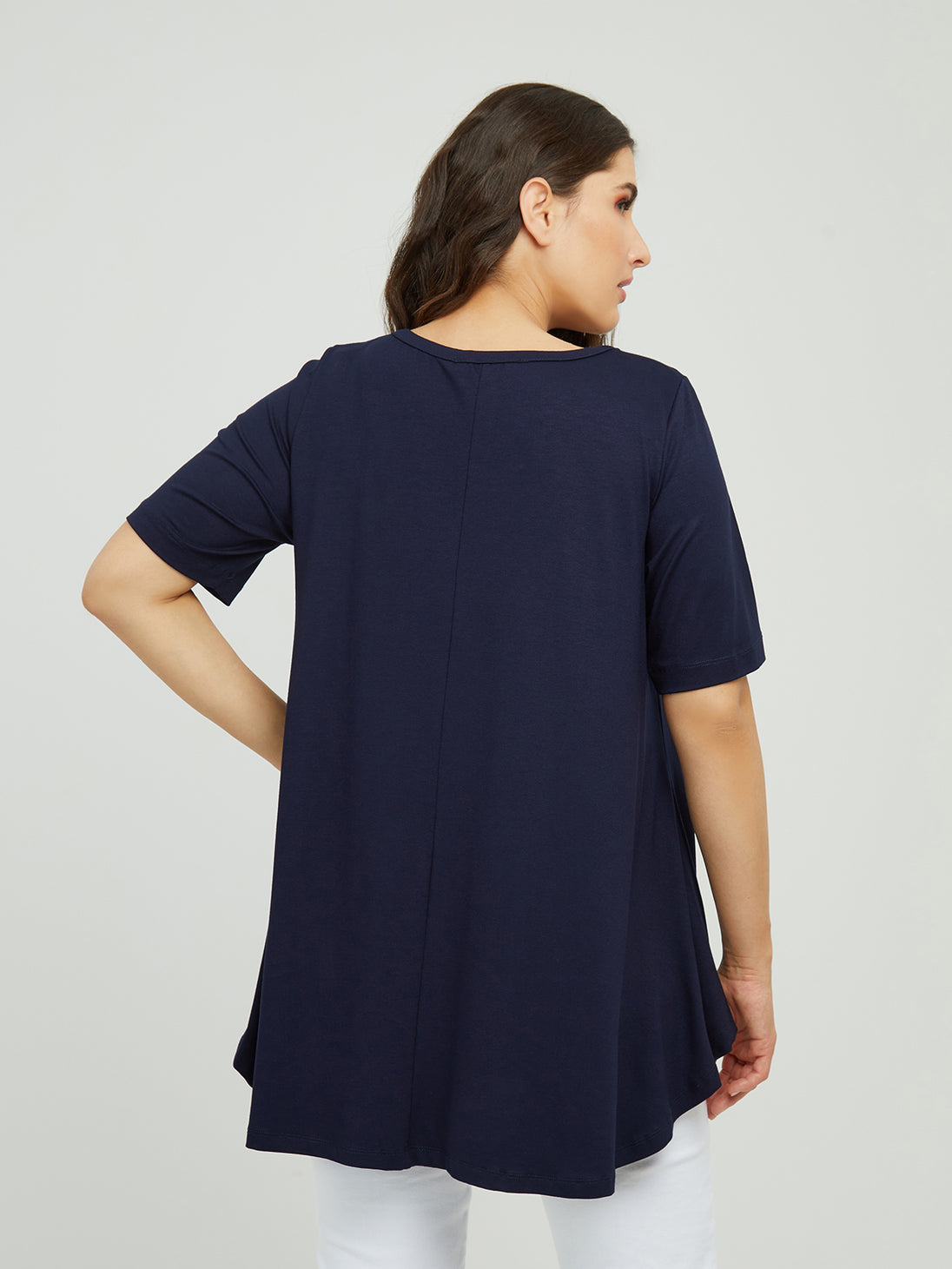 T-Shirt in leichter A Form von Mat Fashion_grosse Grössen_DE BOER plus_3