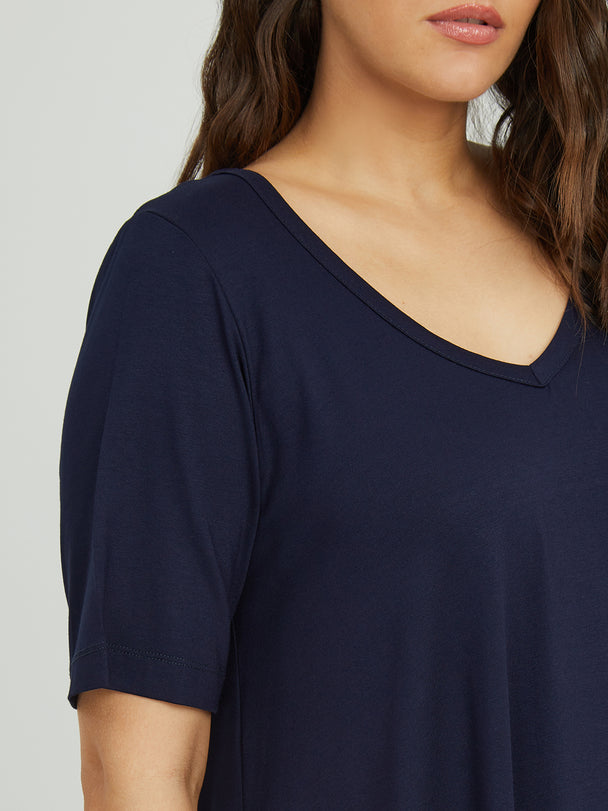 T-Shirt in leichter A Form von Mat Fashion_grosse Grössen_DE BOER plus_4