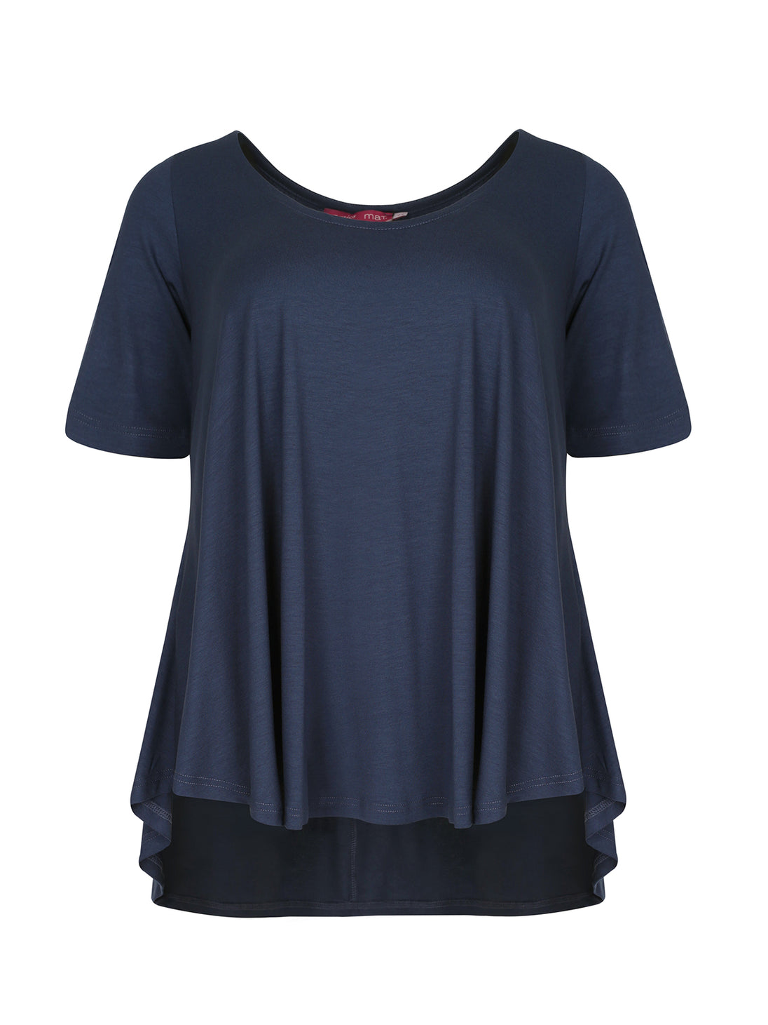 T-Shirt in leichter A Form von Mat Fashion_grosse Grössen_DE BOER plus_6