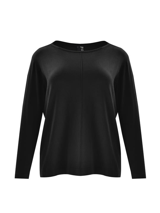 Basic Pullover mit Bateau-Ausschnitt von Mat Fashion_grosse Grössen_DE BOER plus Luzern_5