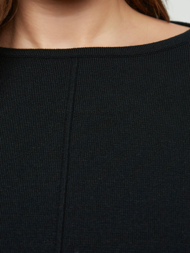 Basic Pullover mit Bateau-Ausschnitt von Mat Fashion_grosse Grössen_DE BOER plus Luzern_2