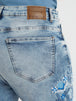 Jeans mit Blumenstrickerei von MAT FASHION_grosse Grössen_DE BOER plus Luzern