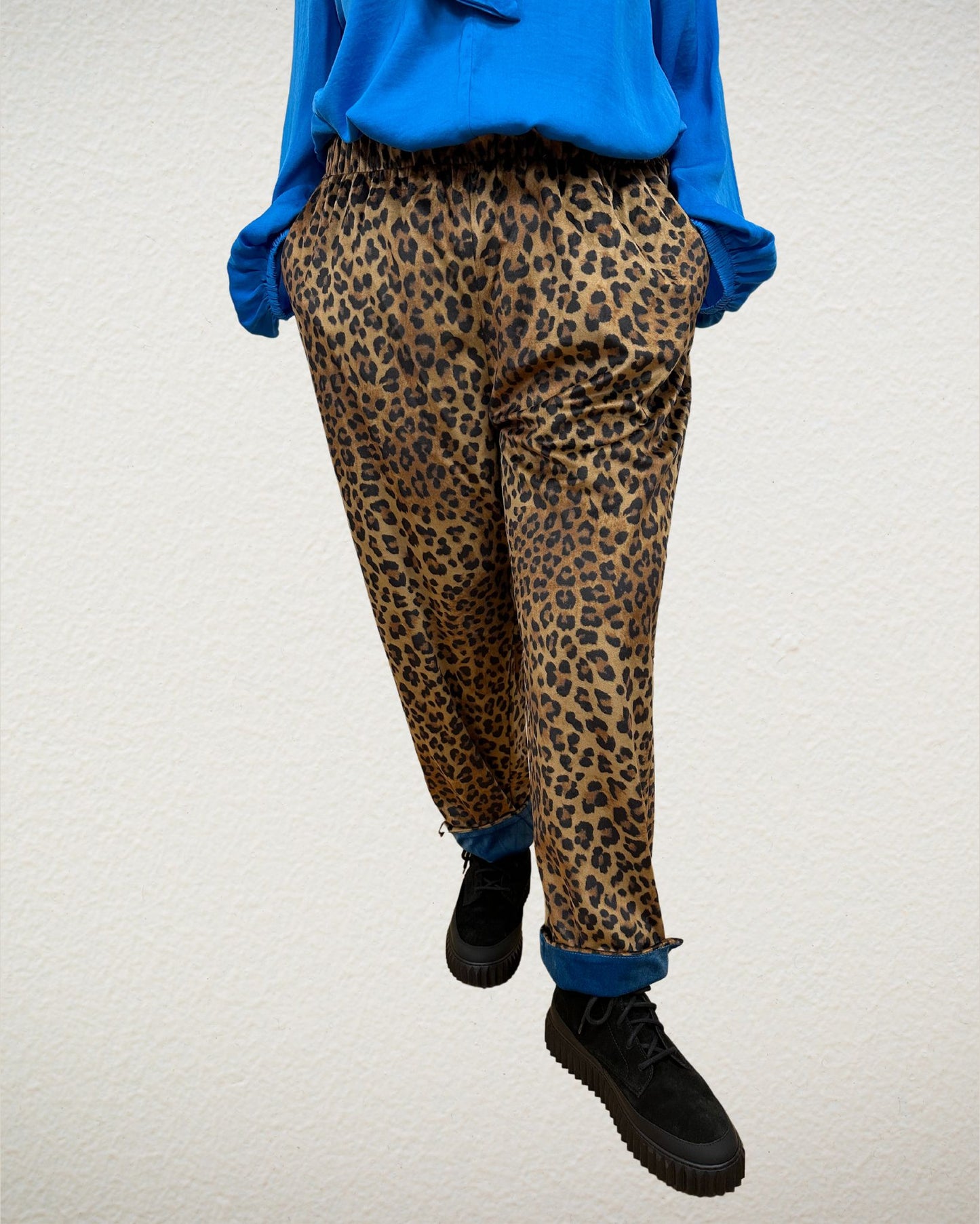 Hose in Leoparden-Print
