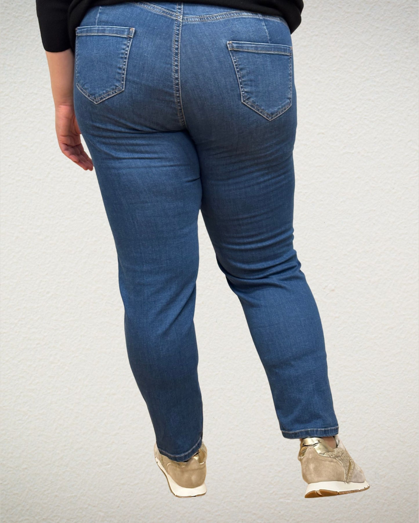 Jeans in Denim-Waschung