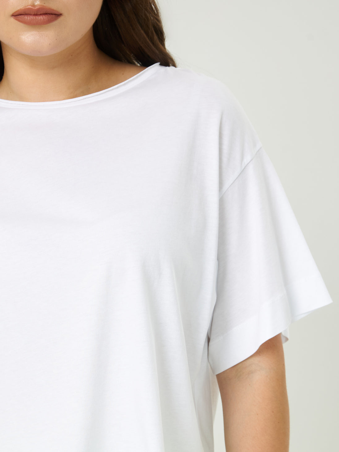 weisses Boxi T-Shirt von Mat_grosse Grössen_DE BOER plus_3