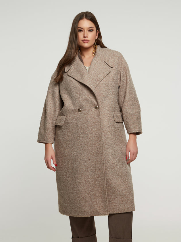 beiger Wollmantel von Mat Fashion_grosse Grössen_DE BOER plus_2