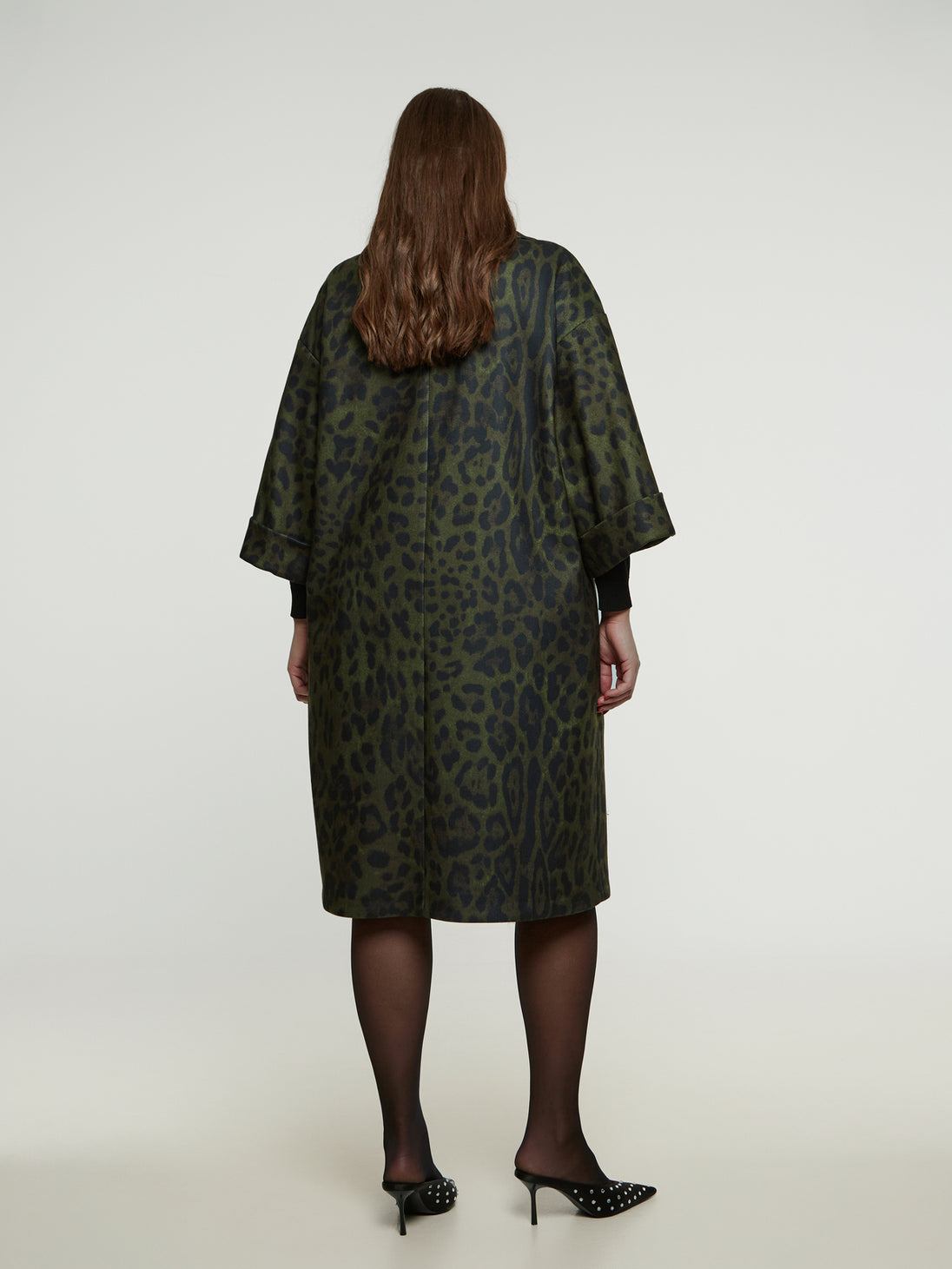 Tüll-Jupe in Leo-Print in Khaki/Schwarz von Mat Fashion_grosse Grössen_DE BOER plus_6