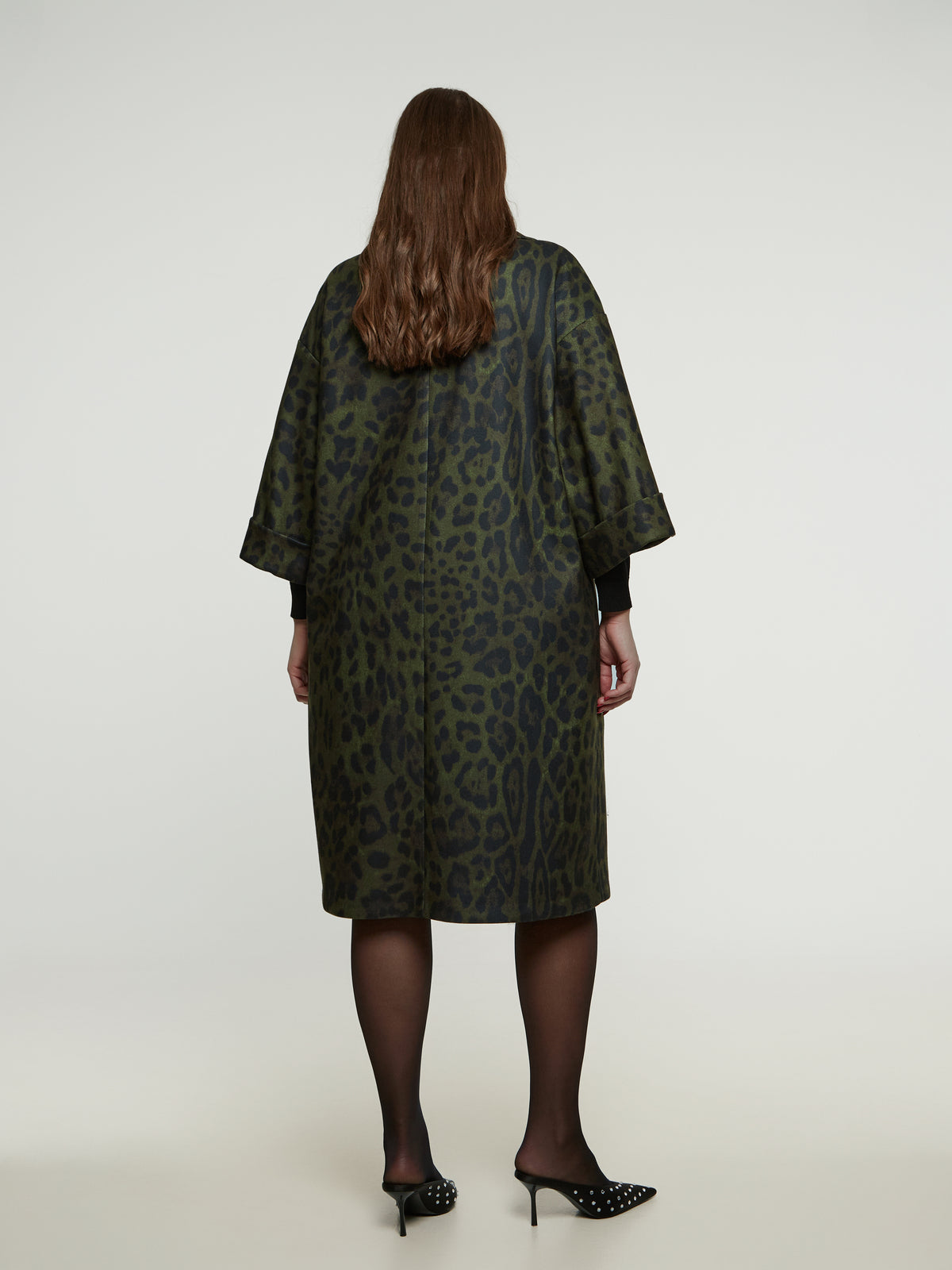Tüll-Jupe in Leo-Print in Khaki/Schwarz von Mat Fashion_grosse Grössen_DE BOER plus_6