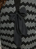Strickmantel in Schwarz/Weiss mit Masche zum Binden von Mat Fashion_grosse Grössen_DE BOER plus_7