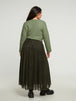 Tüll-Jupe in Leo-Print in Khaki/Schwarz von Mat Fashion_grosse Grössen_DE BOER plus_6