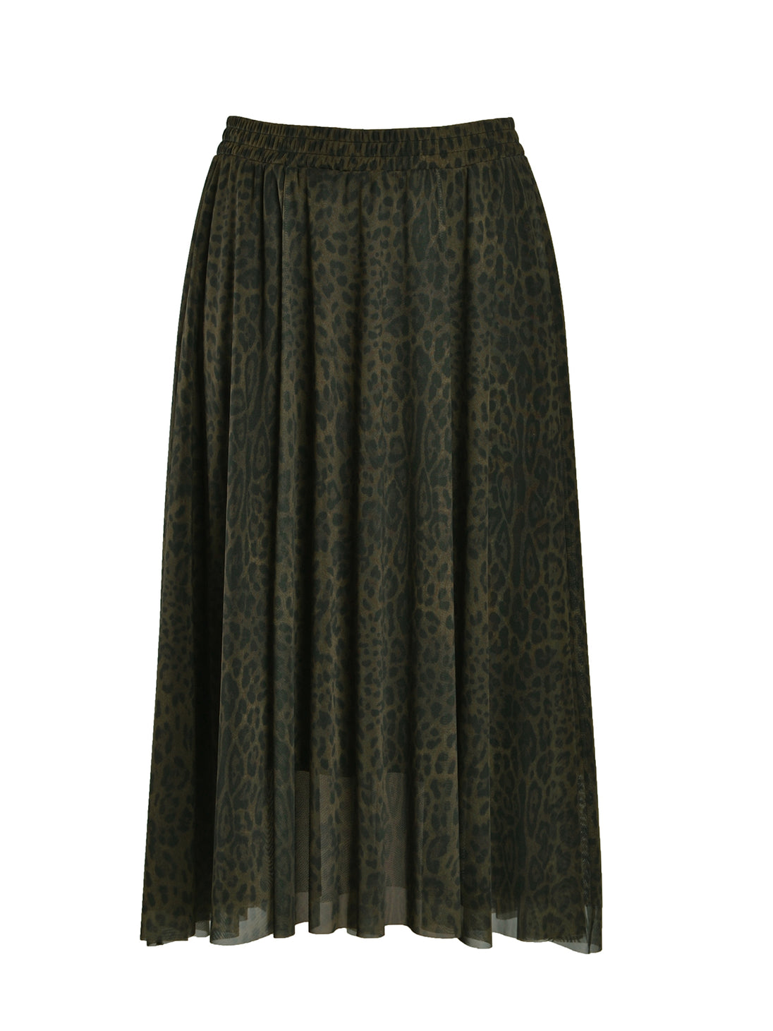 Tüll-Jupe in Leo-Print in Khaki/Schwarz von Mat Fashion_grosse Grössen_DE BOER plus_8