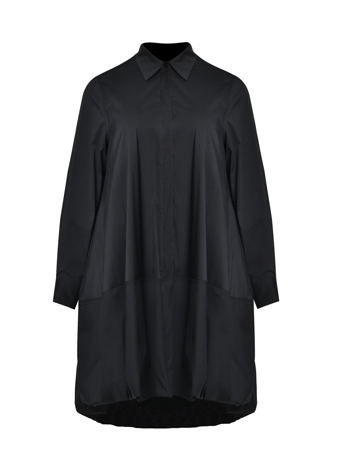 Baumwollkleid in Schwarz von Mat Fashion_grosse Grössen_DE BOER plus_9