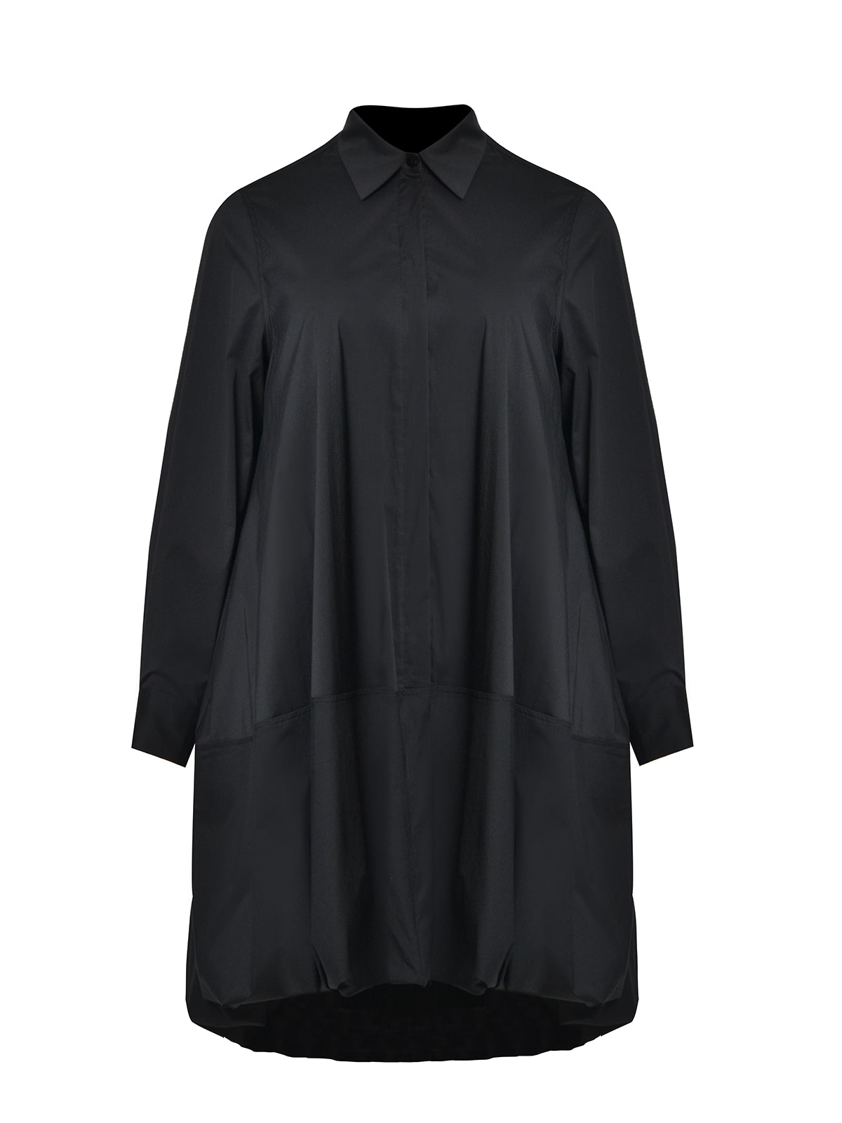 Baumwollkleid in Schwarz von Mat Fashion_grosse Grössen_DE BOER plus_9