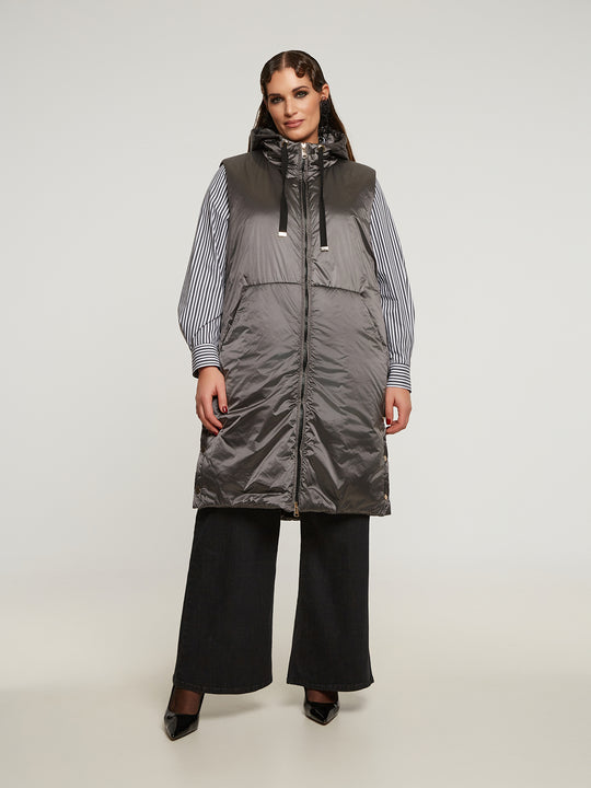 langes Wintergilet in Silber von Mat Fashion_grosse Grössen_DE BOER plus_2