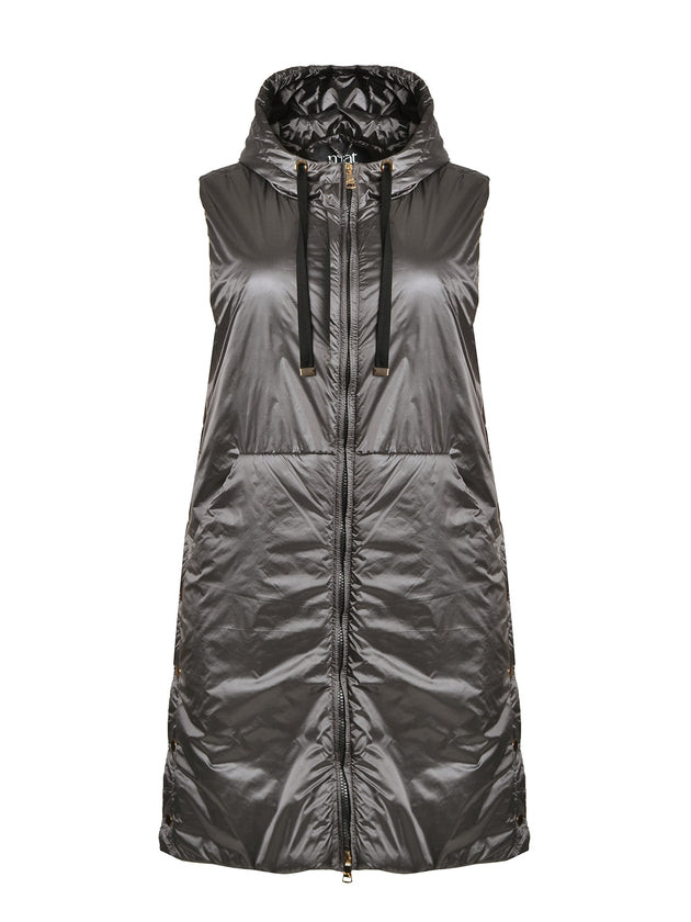 langes Wintergilet in Silber von Mat Fashion_grosse Grössen_DE BOER plus_9