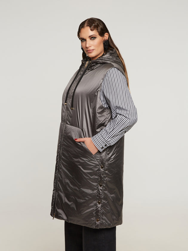 langes Wintergilet in Silber von Mat Fashion_grosse Grössen_DE BOER plus_3