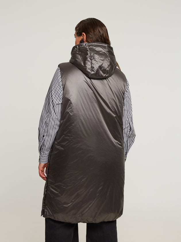 langes Wintergilet in Silber von Mat Fashion_grosse Grössen_DE BOER plus_5