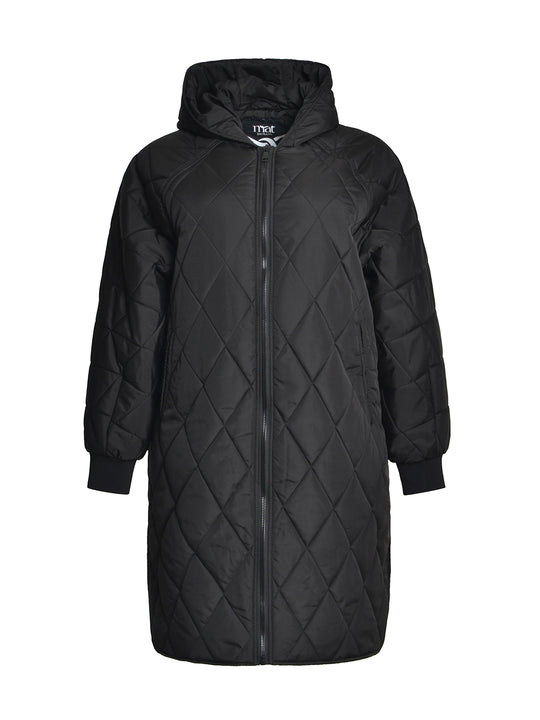 Wintermantel mit Kapuze in Schwarz von Mat Fashion_grosse Grössen_DE BOER plus Luzern_2