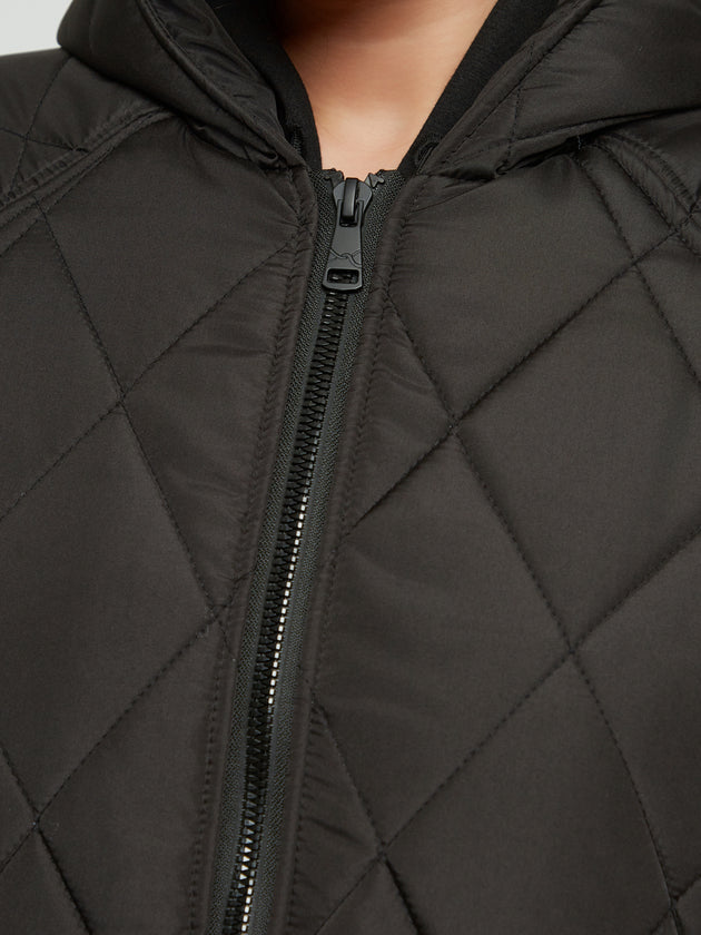 Wintermantel mit Kapuze in Schwarz von Mat Fashion_grosse Grössen_DE BOER plus Luzern_8