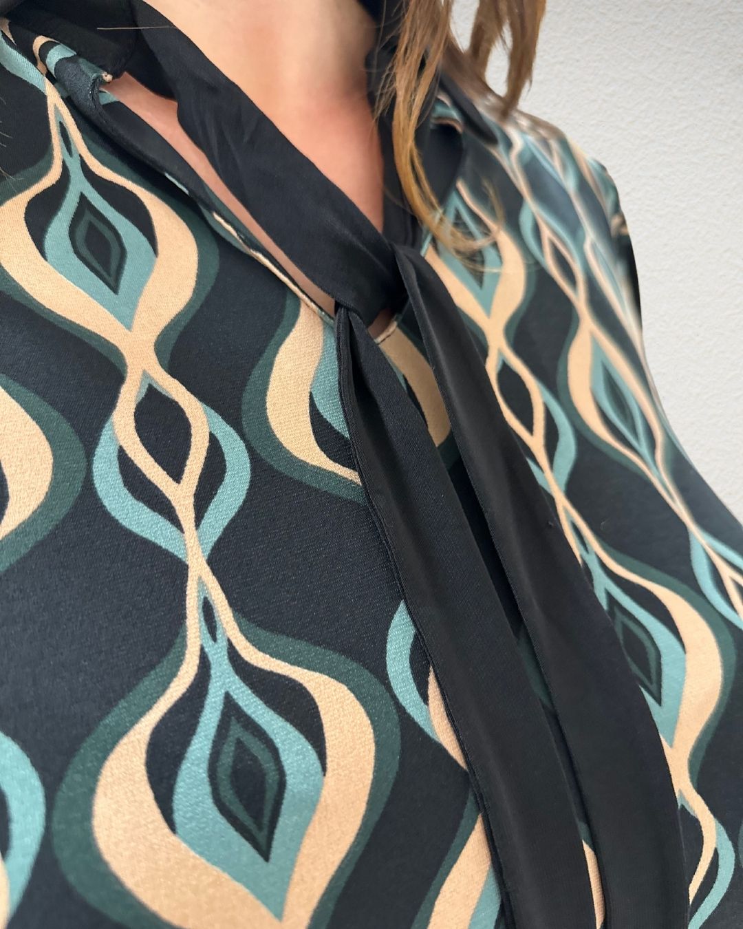 Tunika in Retro-Print