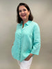 Leinenbluse in Mint von Backstage_grosse Grössen_DE BOER plus Luzern_1