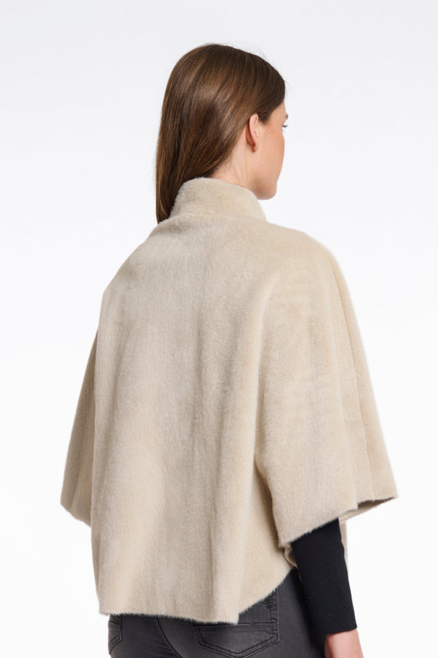 Fake Fur Jacke in Sand von Rino & Pelle_grossen Grössen_DE BOER plus Luzern_3