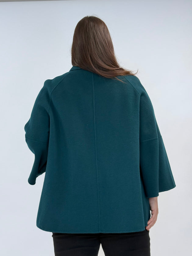 Doubleface Jacke mit dezenten Wollknöpfen von Elena Miro_grosse Grössen_DE BOER plus Luzern_4