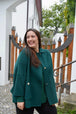 Doubleface Jacke in Petrol von Elena Mirò_grossen Grössen_DE BOER plus Luzern_1