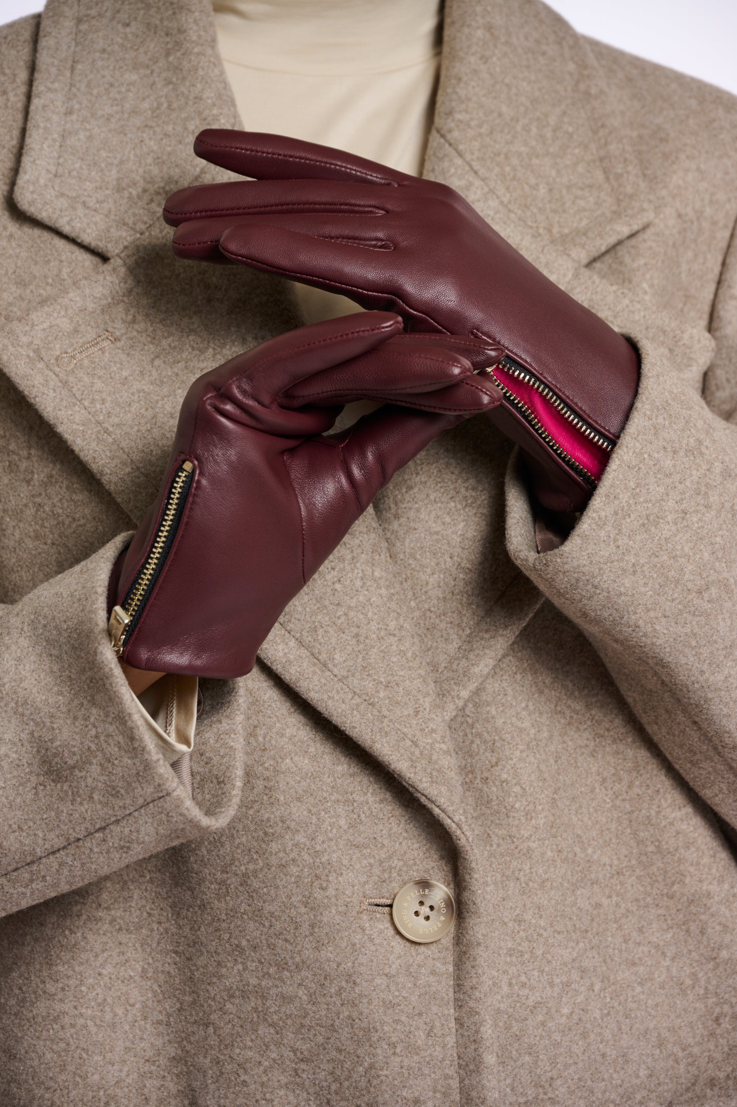 rino und pelle handschuhe Handschuhe mit Reissverschluss