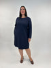 Technostretch-Kleid in leichter A-Form von Hindahl&Skudenly - grosse Grössen - DE BOER plus Luzern