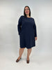 Technostretch-Kleid in leichter A-Form von Hindahl&Skudenly - grosse Grössen - DE BOER plus Luzern