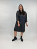 Leder Fake-Lederkleid in leichter A-Form von Hindahl&Skudenly - grosse Grössen - DE BOER plus Luzern