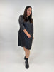 Leder Fake-Lederkleid in leichter A-Form von Hindahl&Skudenly - grosse Grössen - DE BOER plus Luzern