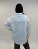 weisse Bluse mit Steinchen und leichter O-Shape von Mat Fashion - grosse Grössen - DE BOER plus Luzern 