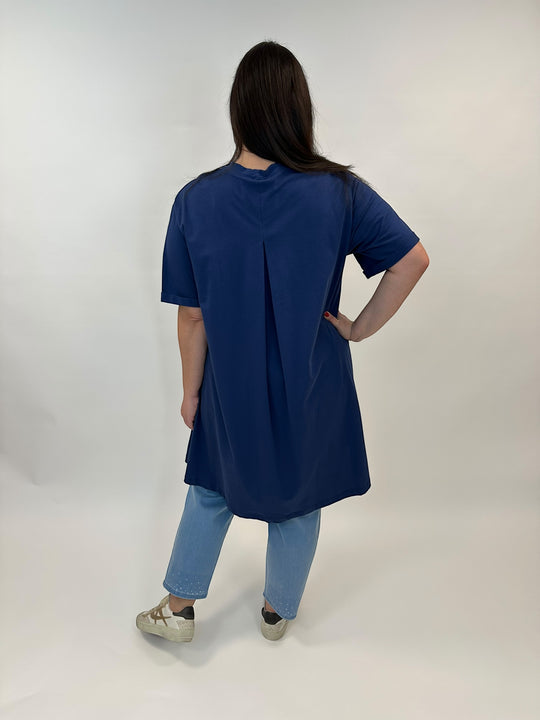 T-Shirt in Türkisblau von Mat Fashion_grosse Grössen_DE BOER plus Luzern_5