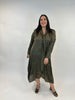 Kleid mit Schluppe im Retro-Print von Mat Fashion - grosse Grössen - DE BOER plus Luzern 