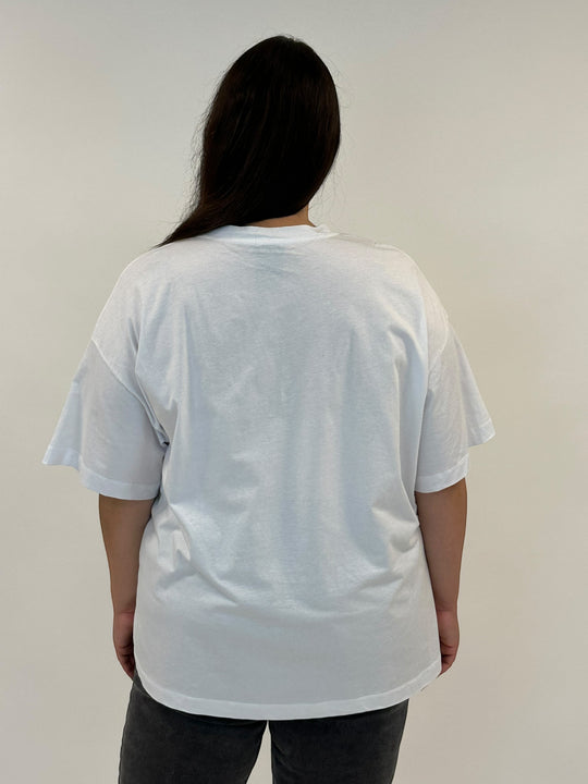 T_Shirt in weiss mit Print von Mat Fashion_grosse Grössen_DE BOER plus Luzern 