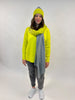 Mütze gelb/grau degradee von Muleta Cashmere - DE BOER plus 