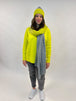 Mütze gelb/grau degradee von Muleta Cashmere - DE BOER plus 
