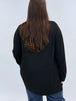 Rundhals-Pullover in Schwarz mit seitlichen Schlitzen von Marina Rinaldi_grossen Grössen_DE BOER plus Luzern_3