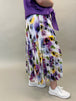 Pliesse-Jupe mit Blumenprint von Mat Fashion_grosse Grössen_DE BOER plus Luzern