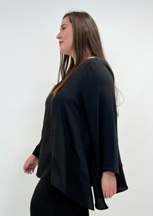 A-Form Tunika in Schwarz von Mat Fashion_grosse Grössen_DE BOER plus Luzern_2