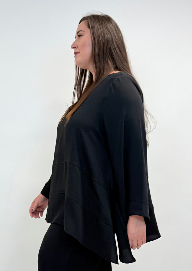 A-Form Tunika in Schwarz von Mat Fashion_grosse Grössen_DE BOER plus Luzern_2