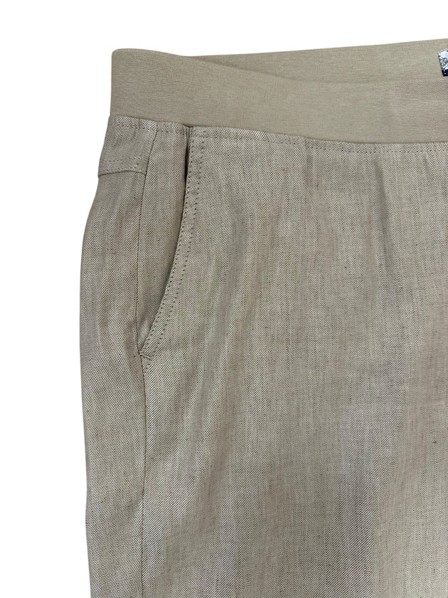 Baumwollhose in Leinenoptik in Beige_grosse Grössen_DE BOER plus Luzern_6