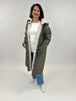 Parka mit Fun Fur Futter in Olive von Rino&Pelle - grosse Grössen - DE BOER plus Luzern